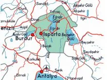 ısparta ilinin Diğer İllere Uzaklığı ısparta ilinin Diğer İllere Uzaklığı