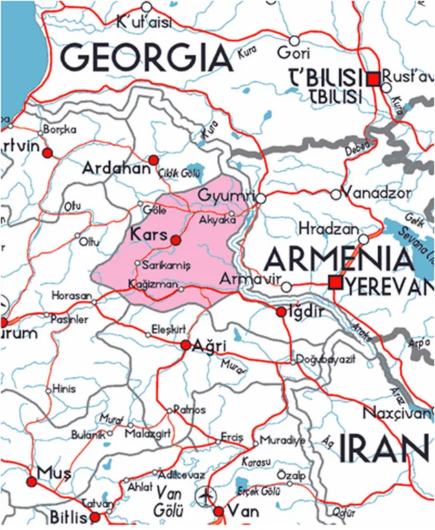 kars yol haritasi