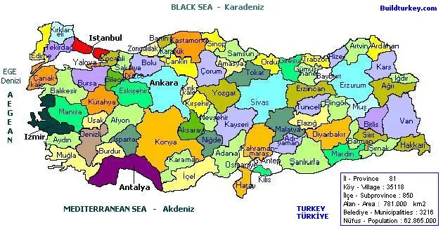 turkeymap turkeymap