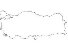 turkiye haritasi bos