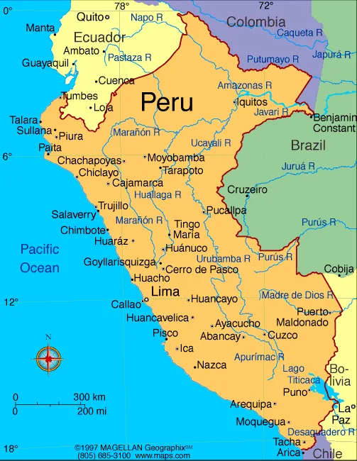 Peru haritasi Peru haritasi