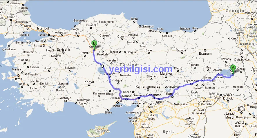 van ankara arasi