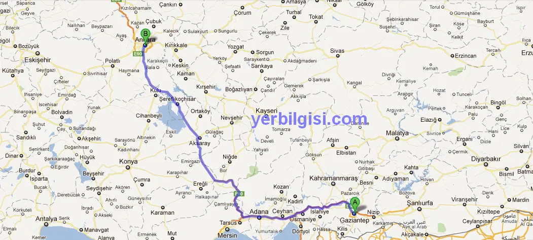 gaziantep ankara arasi gaziantep ankara arasi